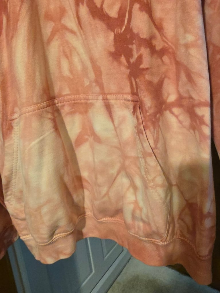 Womens tue dye hoodie .