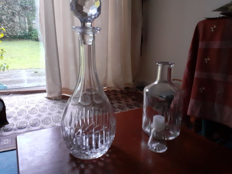 image for vintage CRYSTAL DECANTER