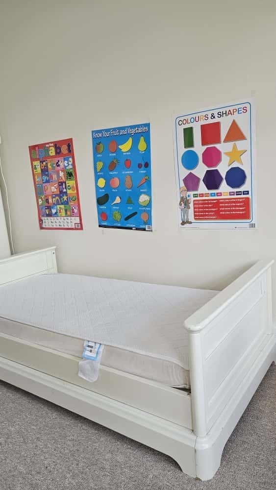 image for Beautiful children furniture set - bed, drawer, cabinet, table, wardrobe, shelf