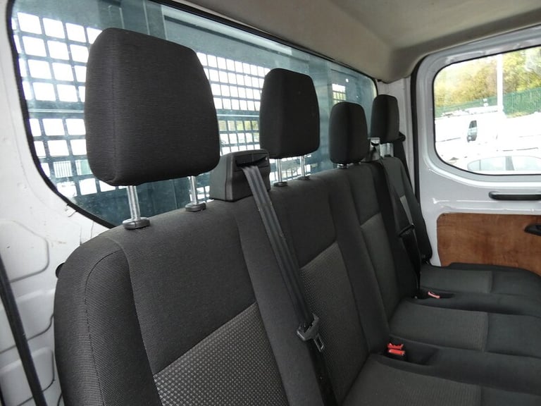 2017 17 FORD TRANSIT DOUBLE CAB TIPPER 81K 7 SEATER LOOK