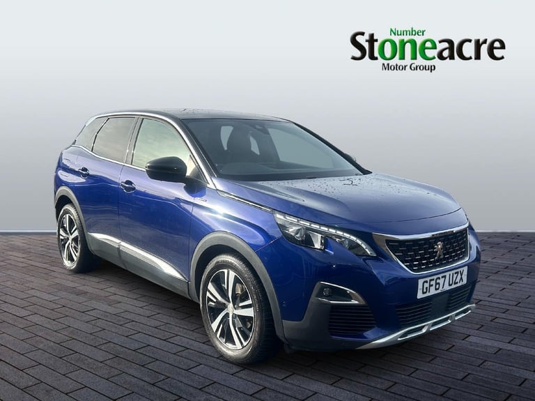 2017 Peugeot 3008 1.6 THP GT Line SUV 5dr Petrol EAT Euro 6 (s/s) (165 ps) HATCHBACK Petrol Autom...