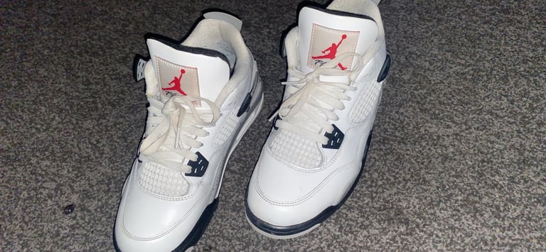 Black and white Jordan’s