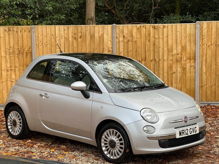 2012 Fiat 500 1.2 Lounge Euro 5 (s/s) 3dr HATCHBACK Petrol Manual