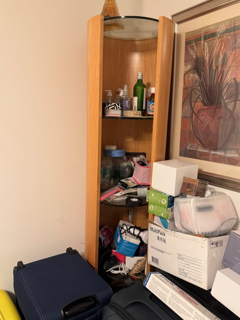 image for Tall Corner Curio Display Unit