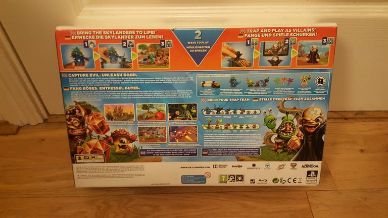 ps3 playstation 3 skylanders trap team starter pack game portal & figures boxed unused