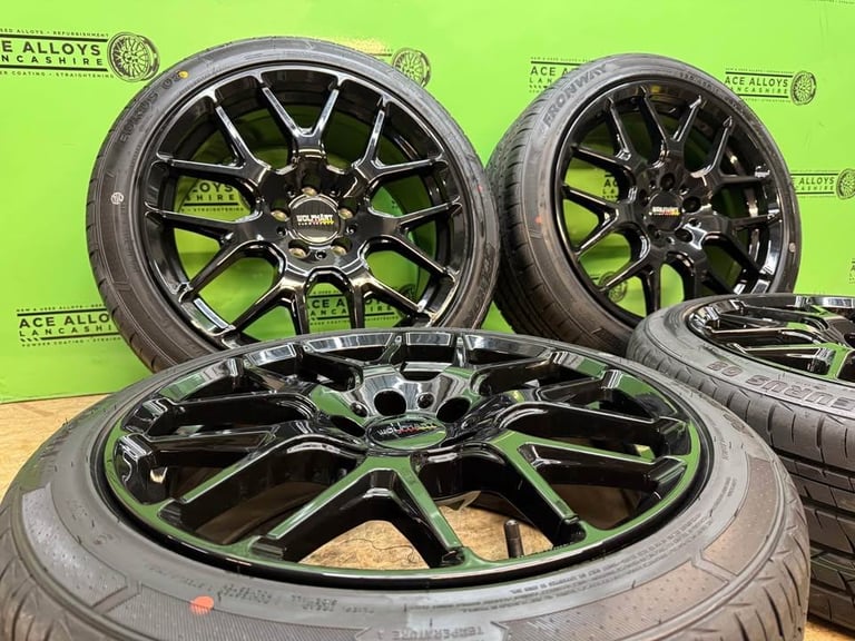 *BRAND NEW* WOLFHART 18” 5x112 ALLOY WHEELS + BRAND NEW TYRES VW CADDY GOLF SEAT AUDI SKODA