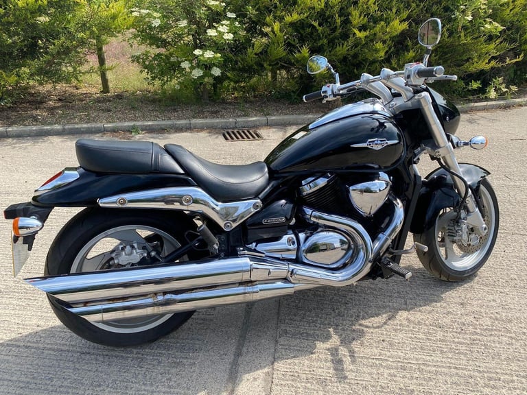 2012 12 SUZUKI VZ 1500 L0 INTRDUER VZ1500 BLACK CUSTOM CRUISER BOULEVARD NEW MOT