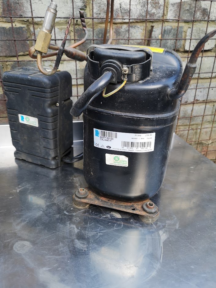 image for  Large Commercial Fridge compressor HERMETIQUE CAJ4461Y. 