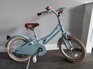 Bobbin bike ginger snap - duck egg blue 16 inch wheel 