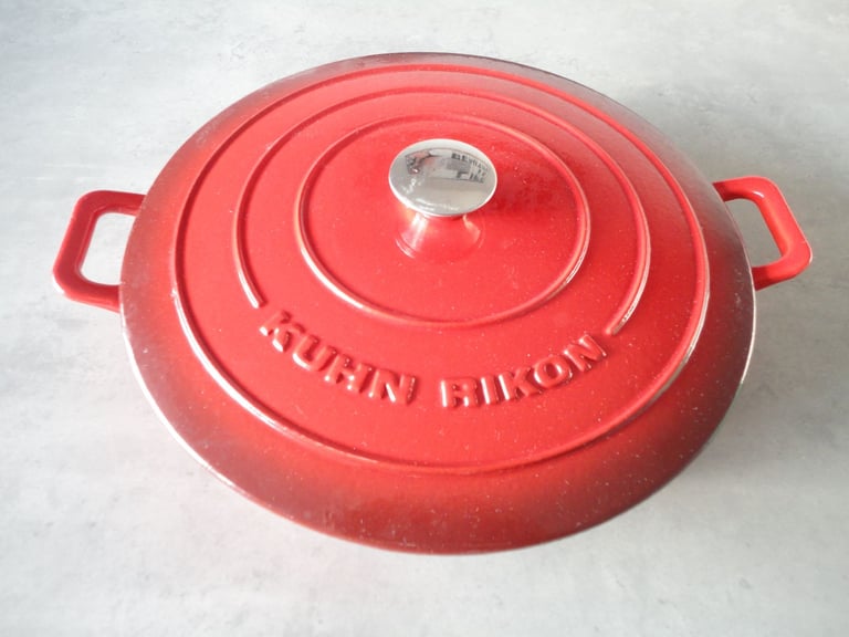 image for Kuhn Rikon 30 cm cast iron shallow casserole dish, as per pictures 