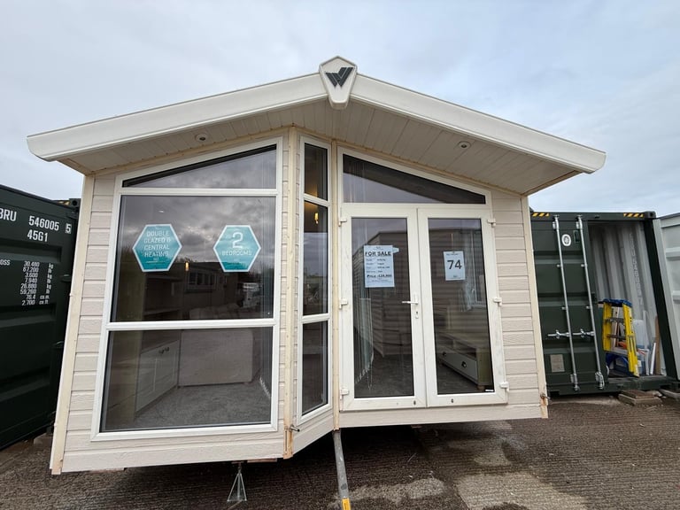 14ft Wide 2 Bed Static Caravan - Patio Doors, DG, CH, Ensuite - Offsite Sale