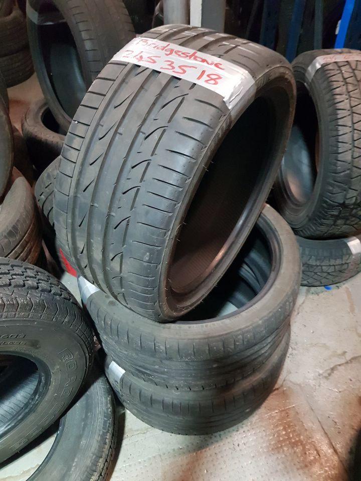 image for 245 35 18 Bridgestone 8mm Nearly NEW Tyres SALE ONLY £40 each fitted & balanced open 7 days a week