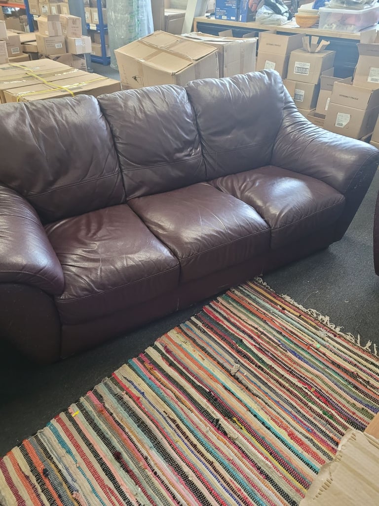 Forme Brown Leather Suite