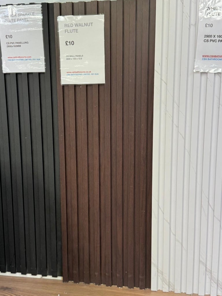 Cladding CS PVC WALL PANELS 10mm, bathroom decor panels, CSH Bathrooms