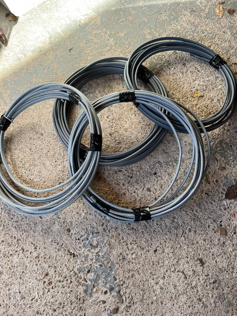 6.0mm 6242Y Flat Twin and Earth Cable Wire BASEC Cooker Shower 53M
