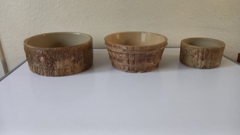 3 x hillstonia bowls
