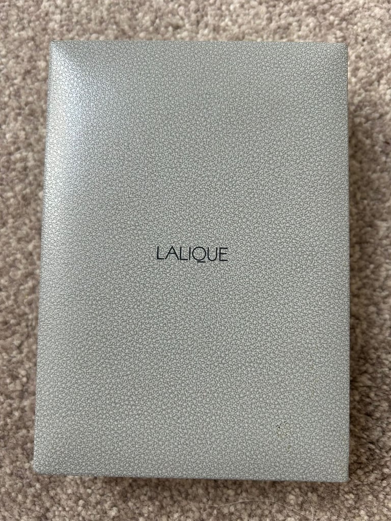 Lalique Clear Crystal Pendant Necklace