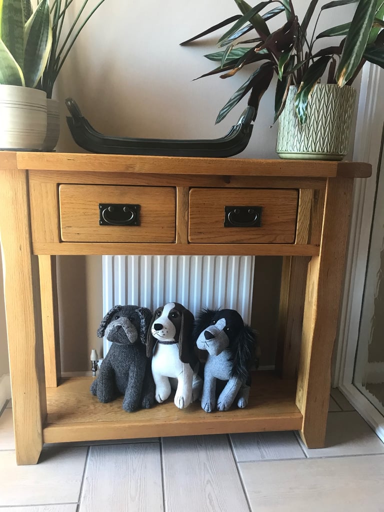image for Console Table Solid Oak
