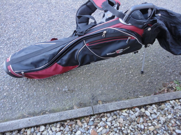 Golf cart trolley, pencil bags, wilson, cobra, callaway various prices