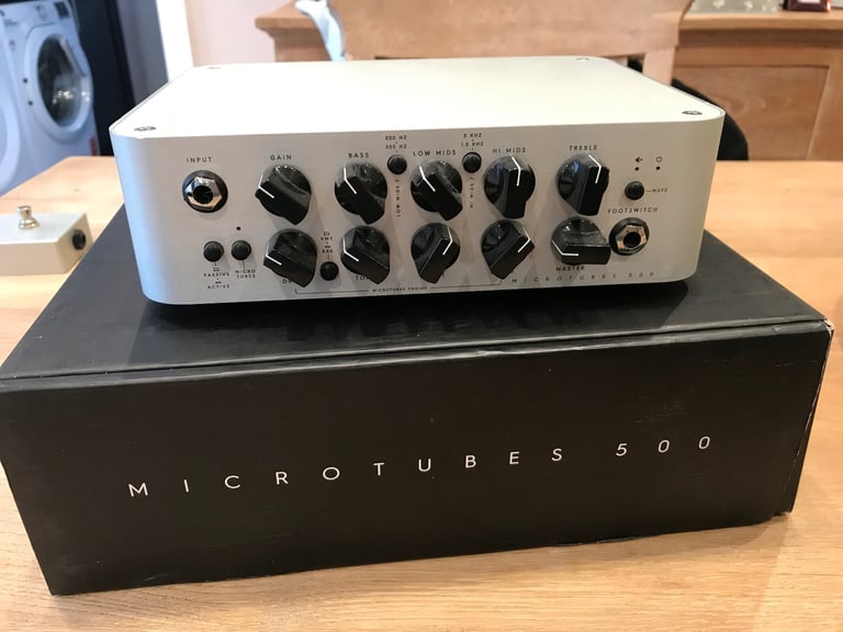 image for Darkglass Microtubes 500 Bass Amp Head, boxed with intelligent foot switch 