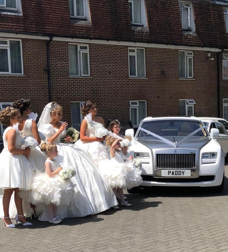 Wedding Car Hire Rolls Royce Chauffeured Service 