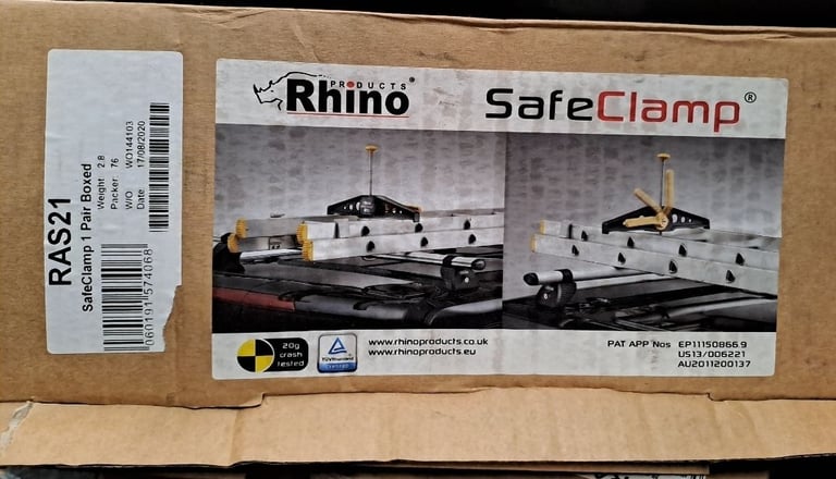 Van Rhino ladders clamps with lock
