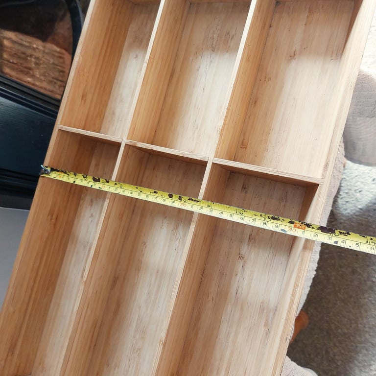 Large Ikea Variera Wooden Drawer Cutlery Tray 