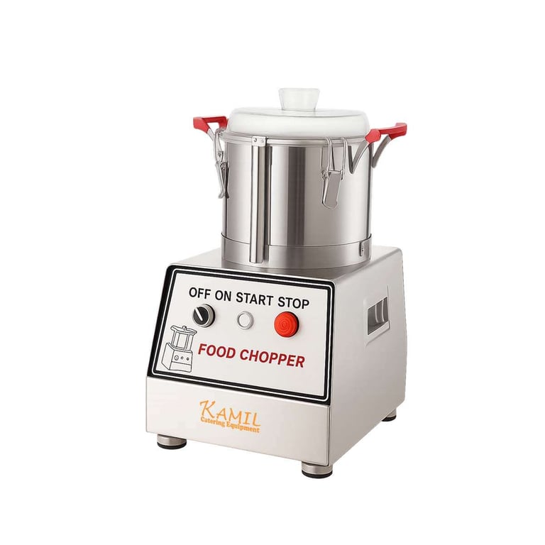 KamilCatering Commercial Electric Vegetable & Food Processor/Cutter/Mixer 7 LTR
