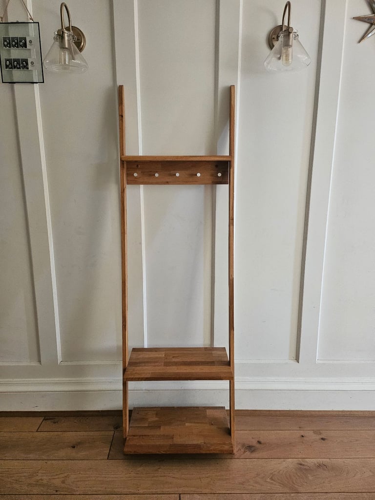 Futon Company oak clothes stand