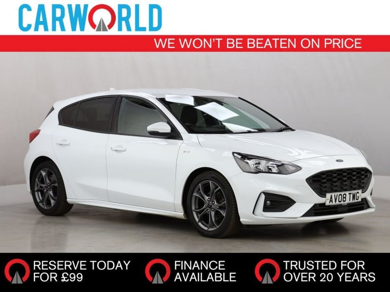 2019 Ford Focus 1.0T EcoBoost ST-Line Hatchback 5dr Petrol Manual Euro 6 (s/s) (125 ps) Hatchback...
