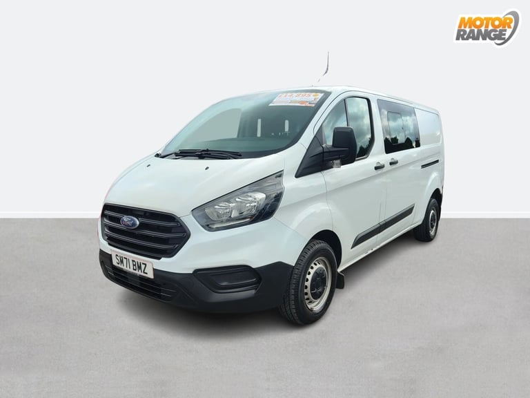 2022 Ford Transit Custom 2.0 EcoBlue 105ps Low Roof D/Cab Leader Van LWB Crew Van DIESEL Manual