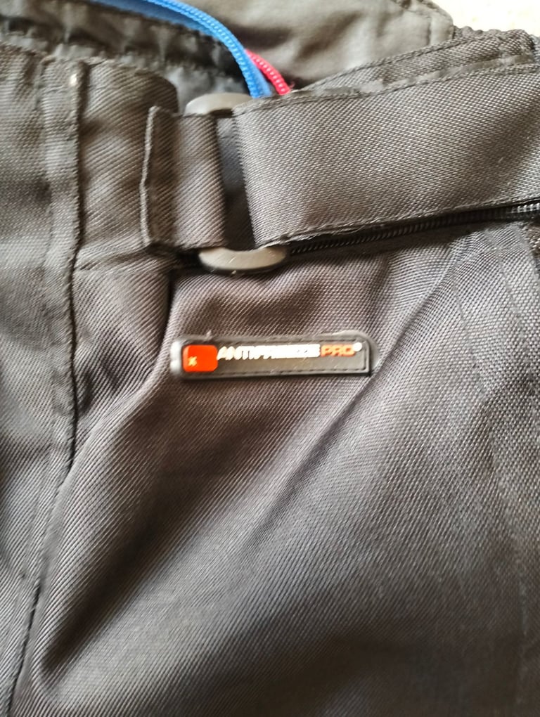 Frank Thomas Mens Waterproof Textile Motorcycle Trousers Medium 32" W 4 in 1