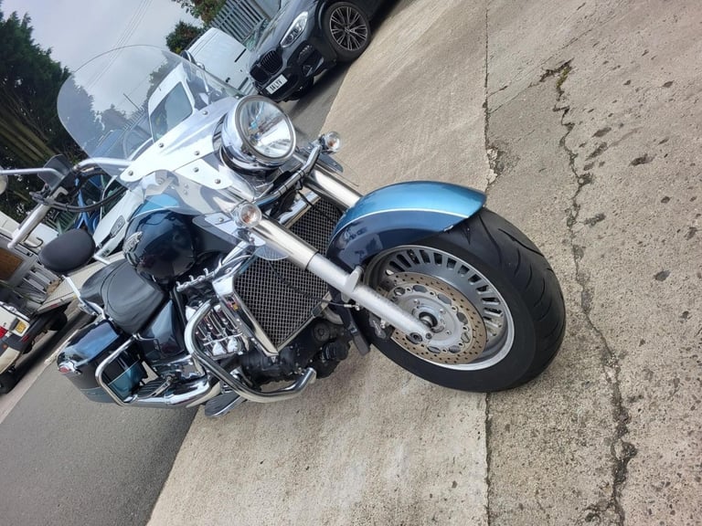 2007 57 TRIUMPH ROCKET 111 3 TOURING 23 BLUE CLASSIC CRUISER TOURER CLEAN