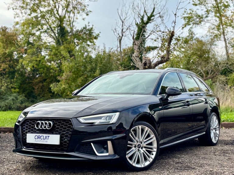 2019 Audi A4 2.0D 35 TDI S Line S Tronic Automatic Black Estate Diesel ULEZ FSH ESTATE Diesel Aut...