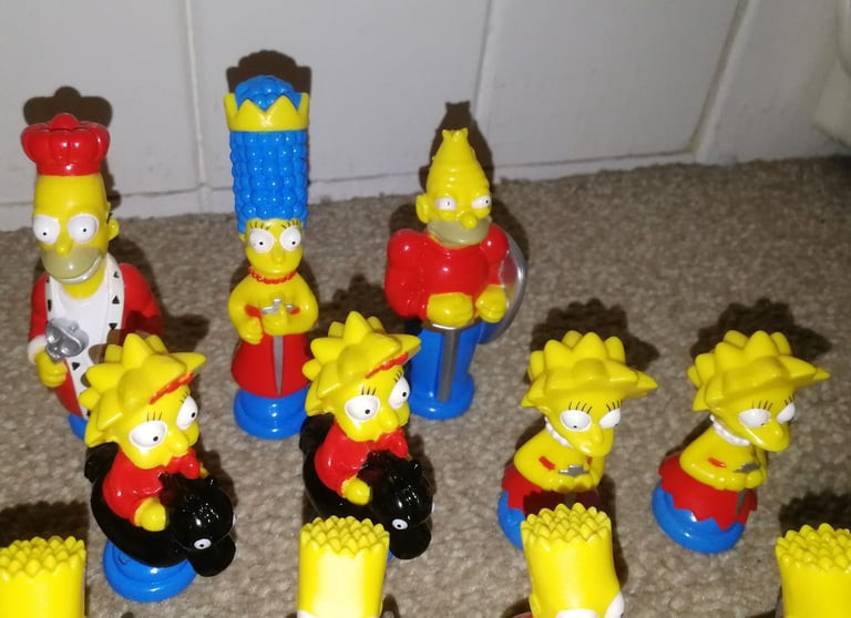 The Simpsons 3D Chess Character Pieces 31 Replacement Figures