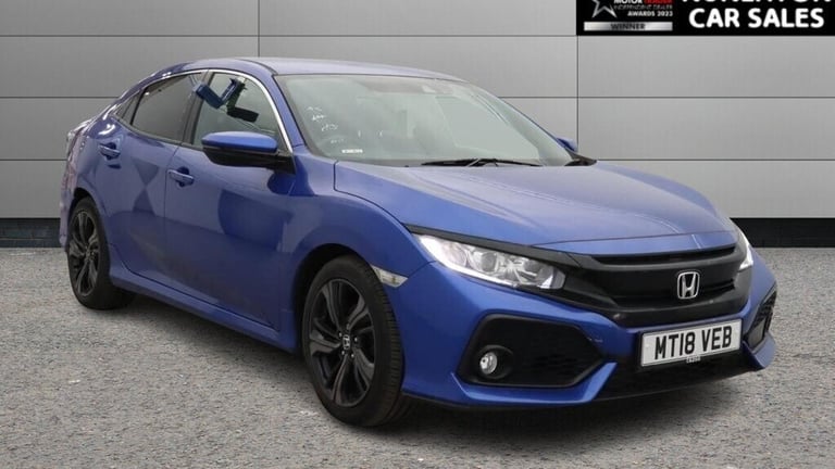 2018 Honda Civic 1.0 VTEC Turbo SR Hatchback 5dr Petrol Manual Euro 6 (s/s) (126 ps) Hatchback Pe...