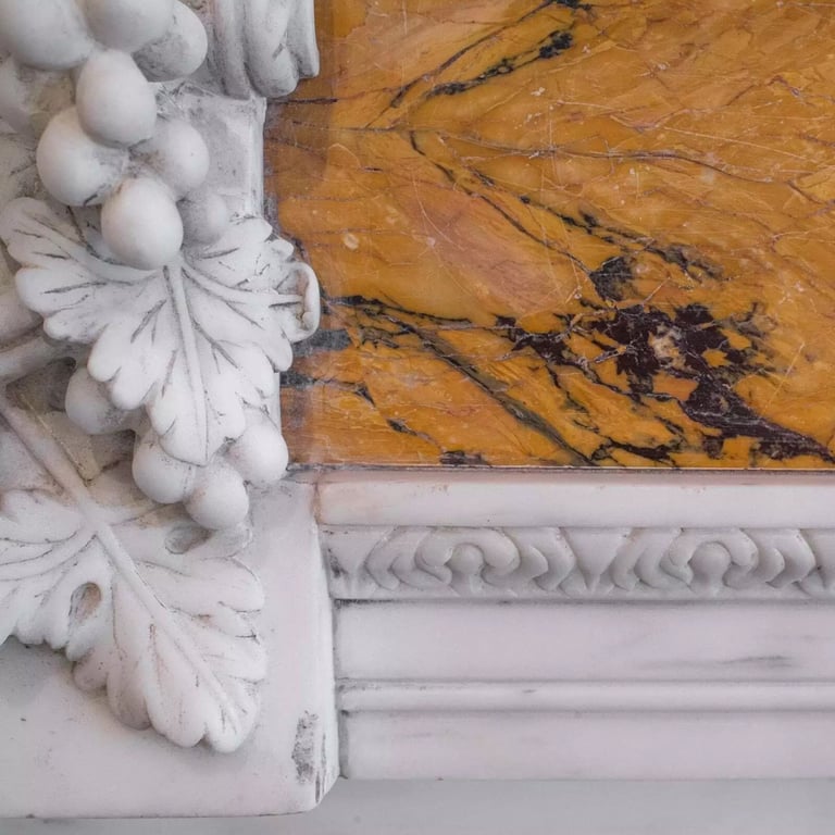 Georgian Revival Marble Fireplace, English, Fire Surround, Dominic Hurley