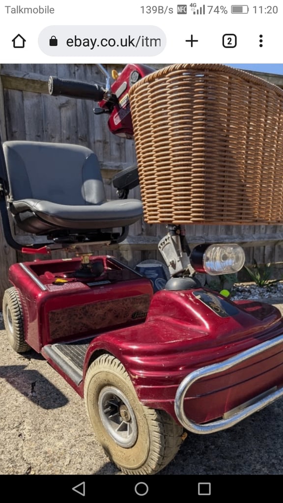 Mobility scooter shop rider £180