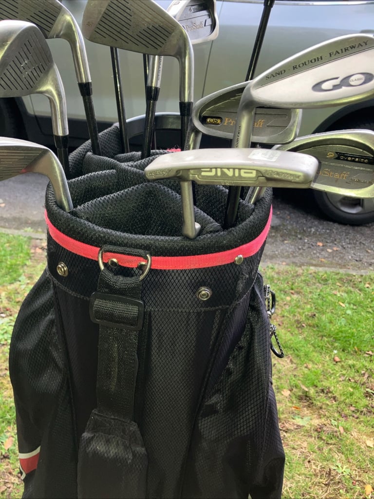 Men’s Golf Clubs Wilson Left Handed Driver 3-5 Wood 3-9 Iron Sw Pw Ping Putter