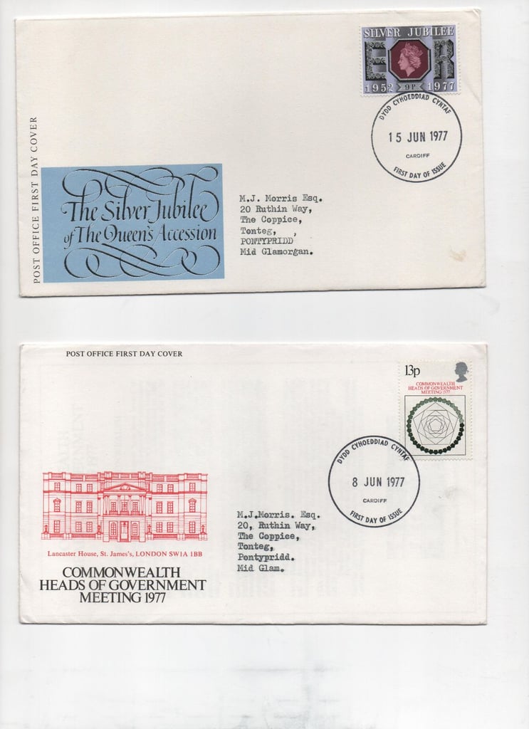 120 Wales first day covers
