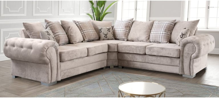 Elegant Verona 3+2 Seater Sofa with Corner >> Limited Offer 35% Off >> COD Available >>>>