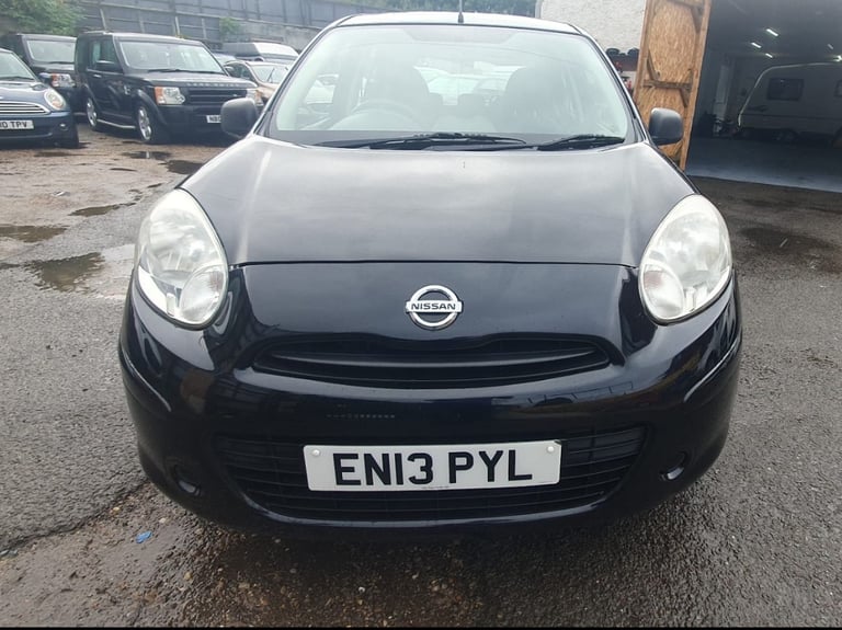 2013 13 NISSAN MICRA 1.2 VISIA LOW 75K MOT 10/26 5DR BLUETOOTH BLACK PX SWAPS