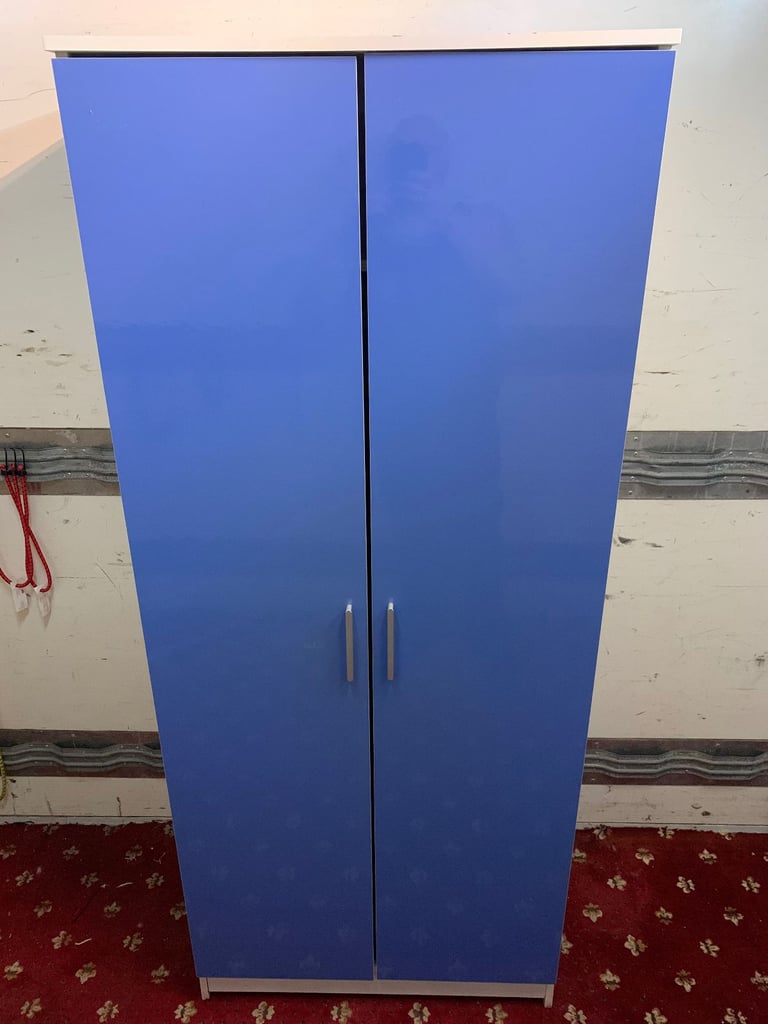 image for Blue white wardrobe can deliver locally