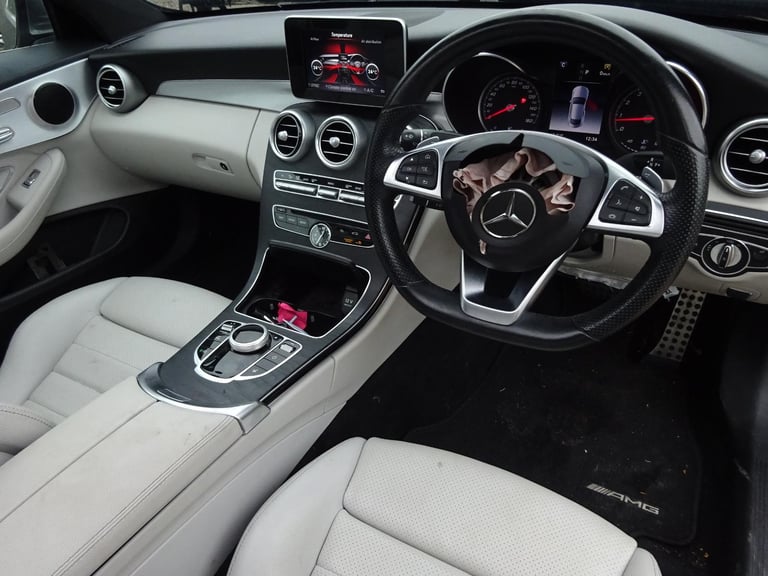 2018 18 REG MERCEDES BENZ C CLASS C200 AMG LINE PREMIUM AUTO DAMAGED SALVAGE
