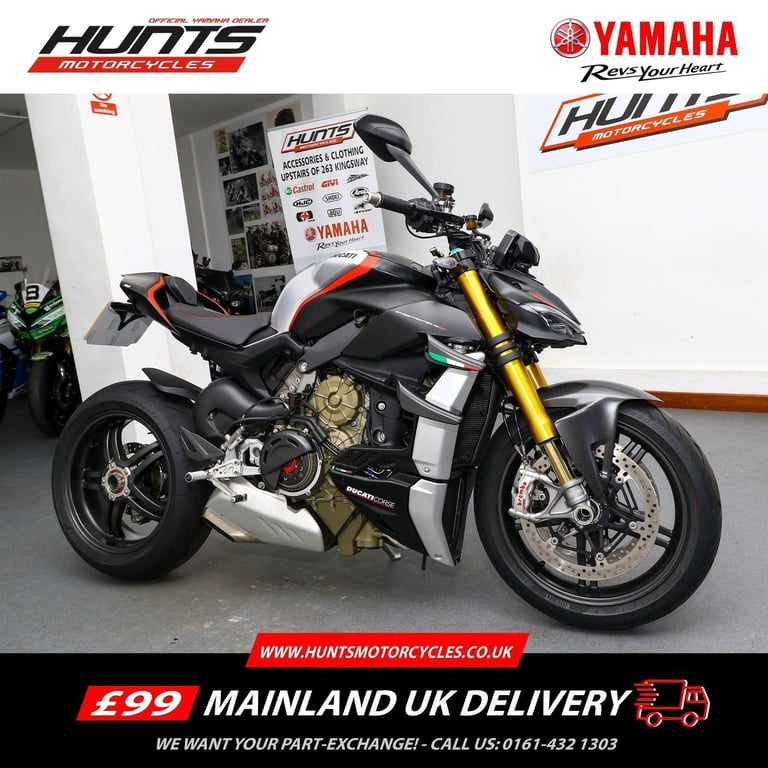 2023 '23 Ducati Streetfighter V4 SP. ONLY 2,731 MILES. See Ad. For Spec. £23,795