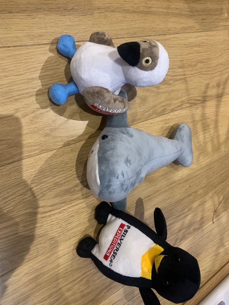Two gorgeous Silversea Expeditions soft toys