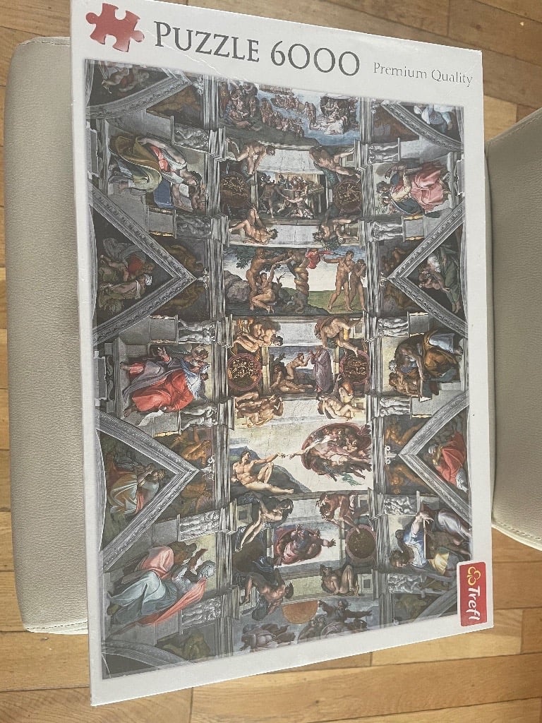 Trefl 6000 Pieces Jigsaw Puzzle Sistine Chapel Ceiling