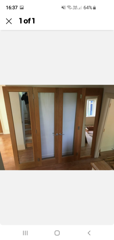 Oak doors and frame 