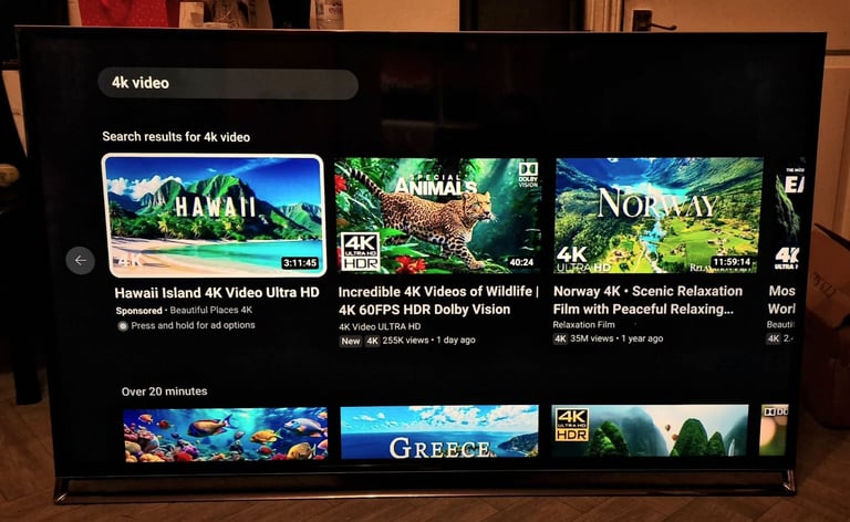 Smart tv Panasonic 58 inch GOOD WORKING 
