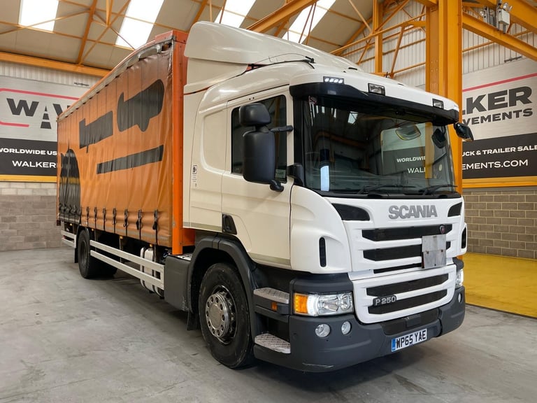 SCANIA P250 *EURO 6* 18 TONNE 4X2 CURTAINSIDER - 2016 - WP65 YAE